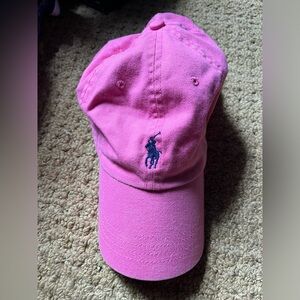 Pink Polo Ralph Lauren hat. Like new. Never worn. NWOT
